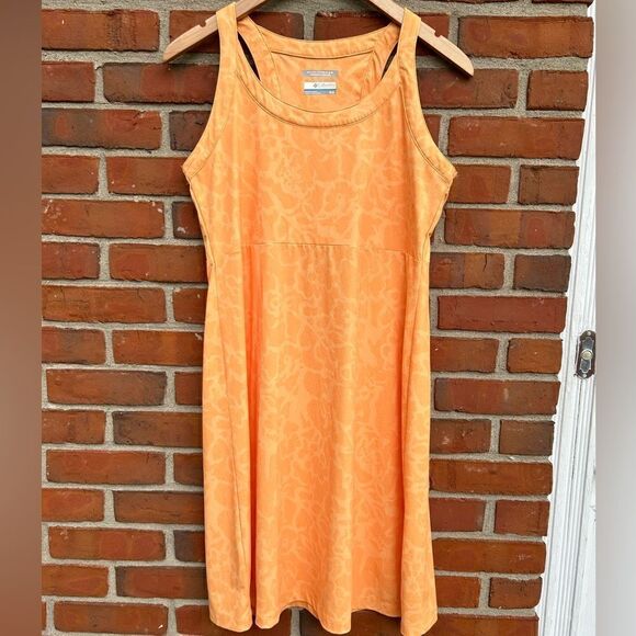 Columbia Advanced Cooling Orange Peach Athletic Sport Dress - Picture 1 of 7